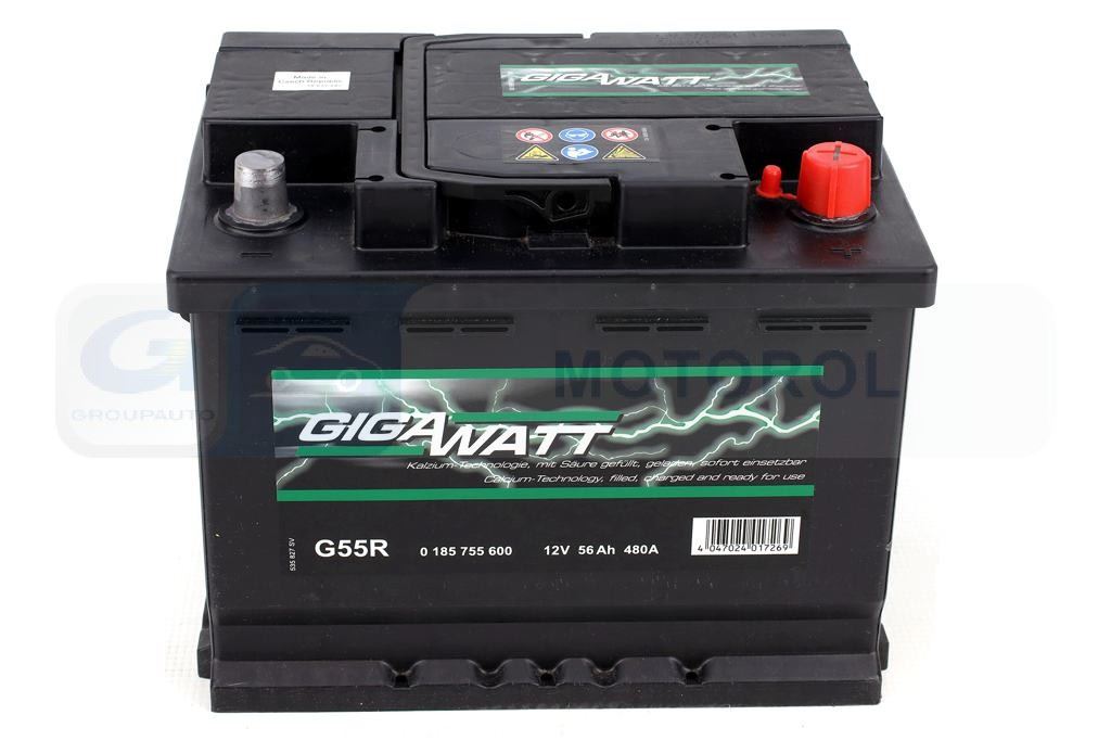 AKUMULATOR 56AH 480A GIGAWATT   P+ BOSCH