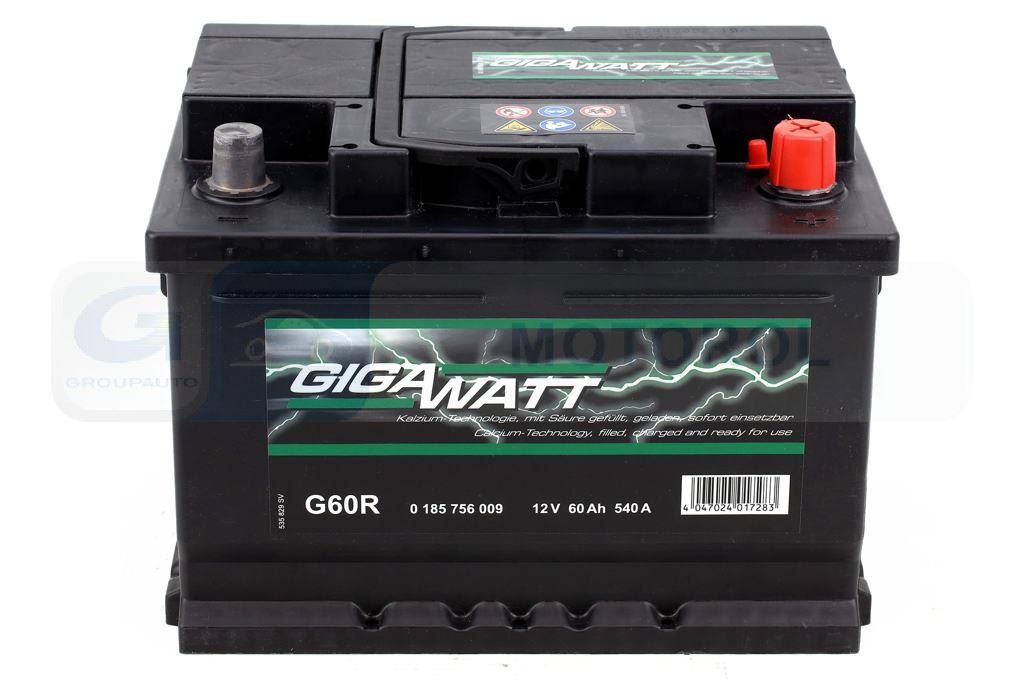 AKUMULATOR 60AH 540A GIGAWATT   P+ BOSCH