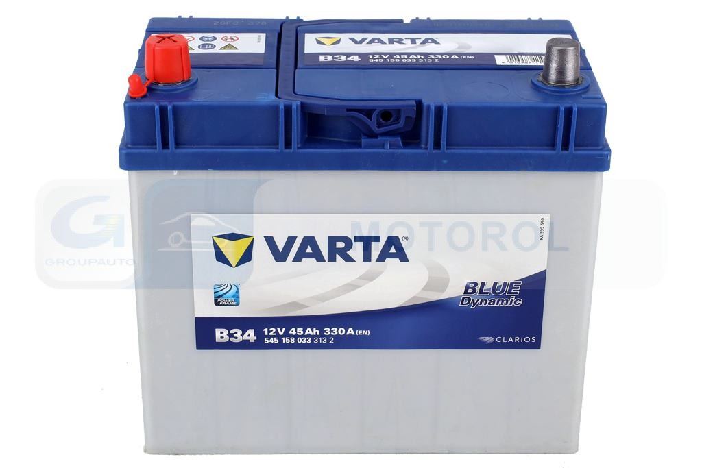 AKUMULATOR VARTA BLUE D 45AH/330A L+