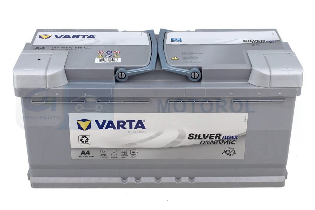 AKUMULATOR VARTA SILVER D AGM 105AH/950A