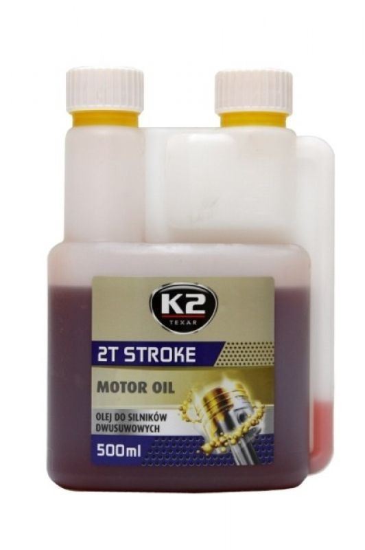 OLEJ K2 2T STROKE OIL 500ML CZERWONY 500