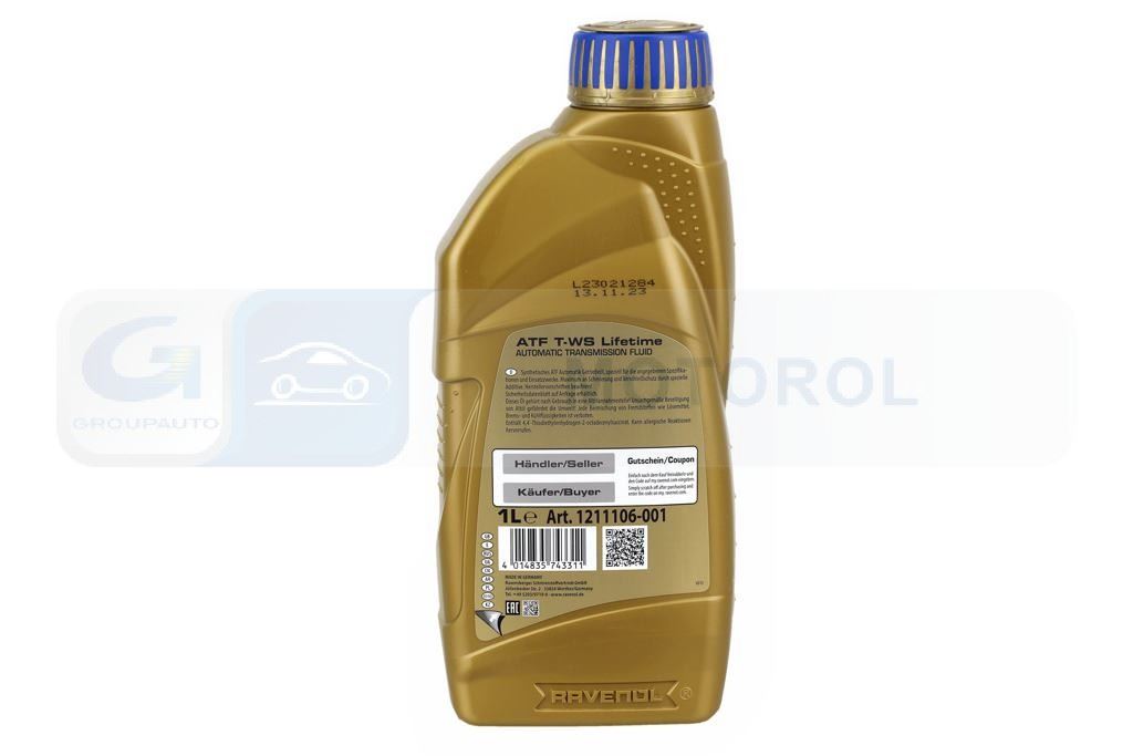 OLEJ RAVENOL ATF T-WS LIFETIME 1L