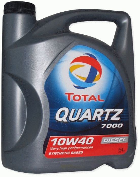 OLEJ TOTAL 10W-40 QUARTZ DIESEL 7000 5L