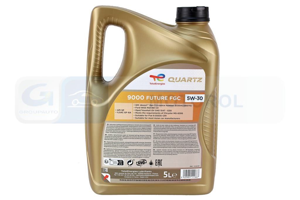 OLEJ TOTAL 5W-30 QUARTZ 900 FUT.FGC 5L